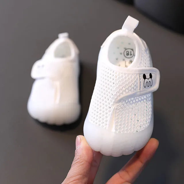 Mini Fashion⢠- Ademende Netstof - Kinder Schoentjes