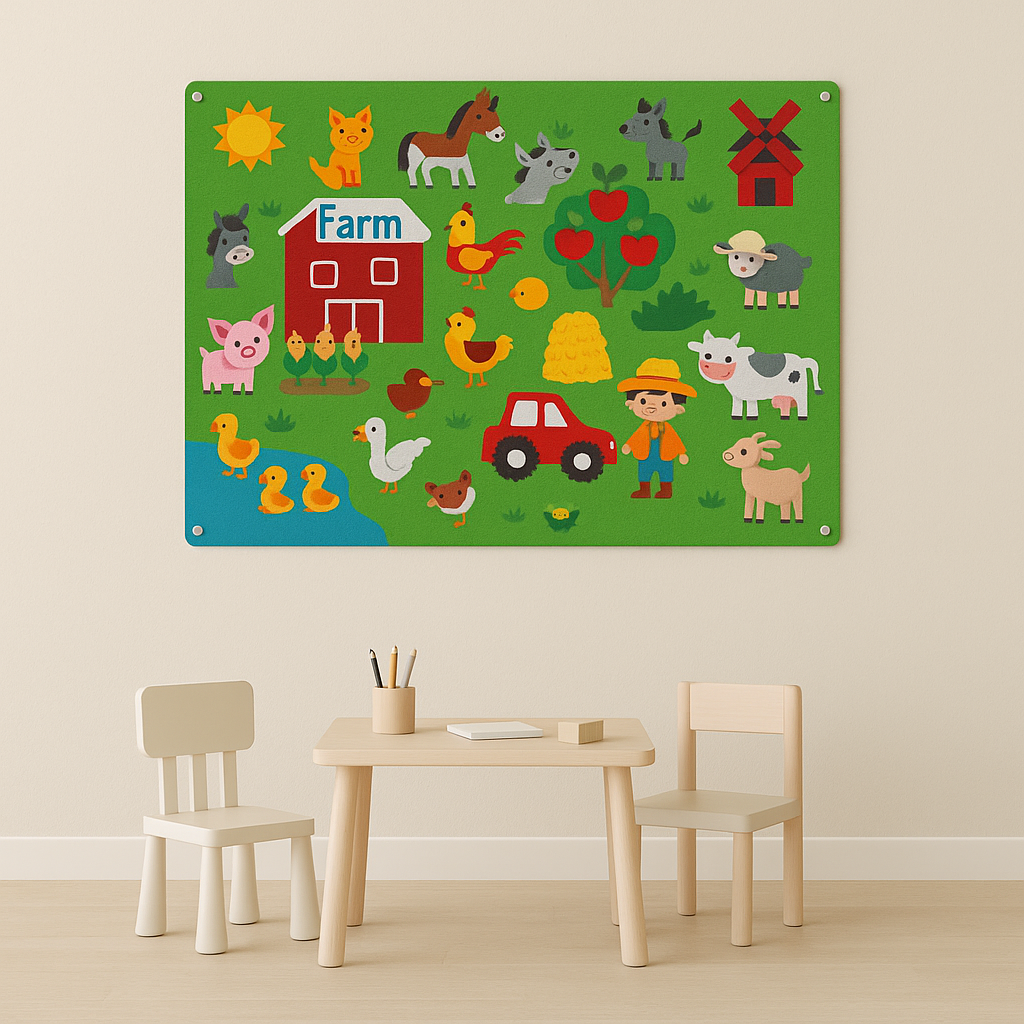 FeltBoard™ - Eindeloos ontdek- en speelplezier! - Viltbord