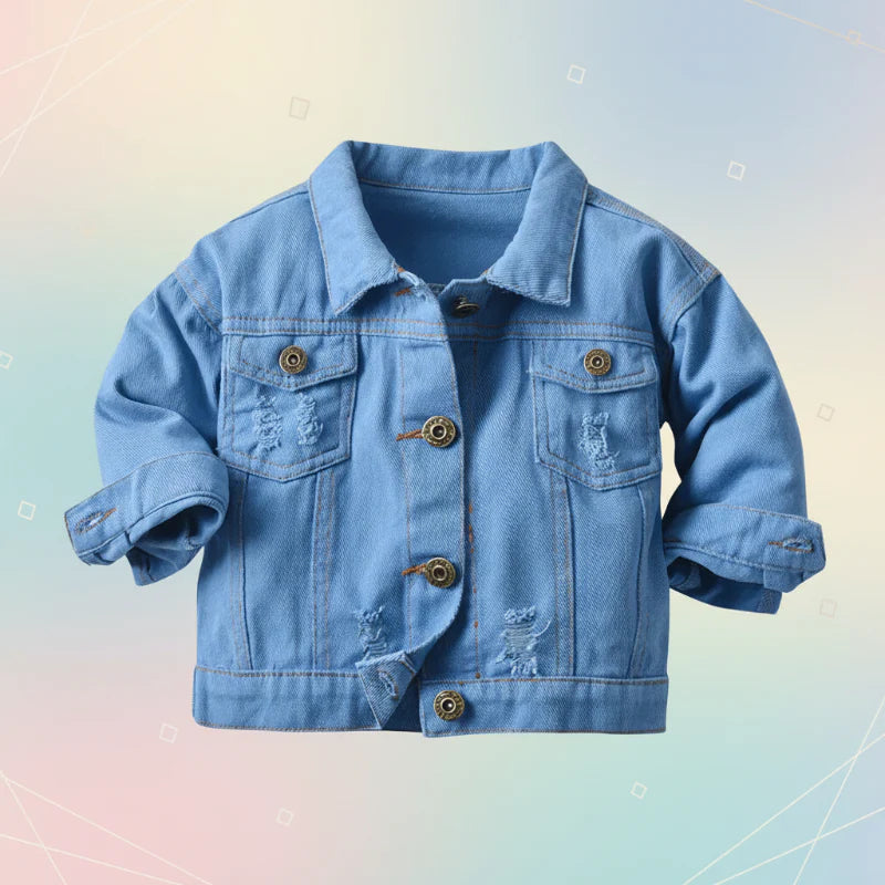 Candy Color Spijkerjas – Lichtgewicht Denim Jacket voor Kinderen