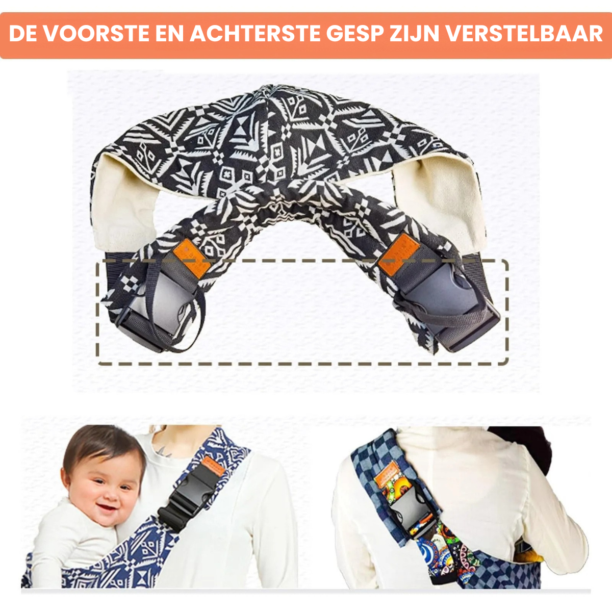 Baby Sling Carrier™ - Verstelbare draagzak - Heupdrager