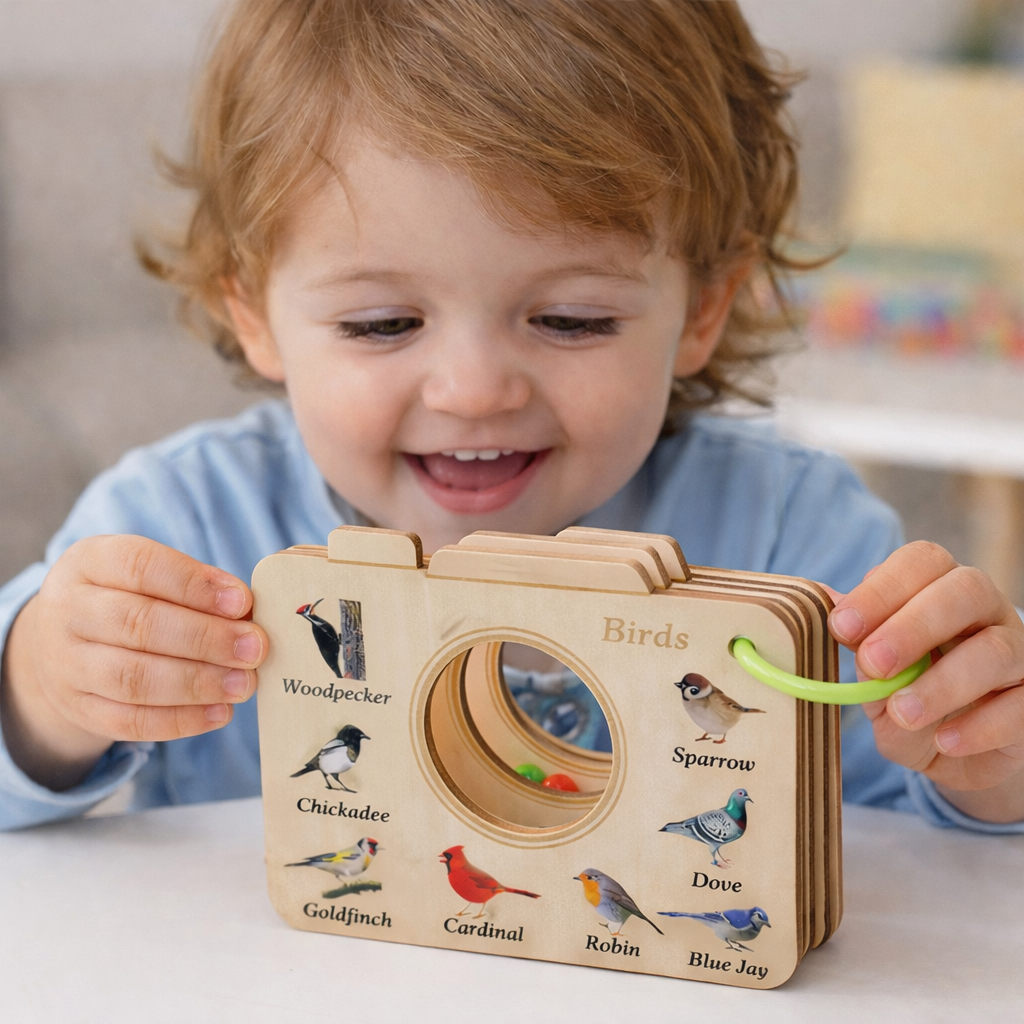 NatureBook – Natuur Ontdekset – Educatief Houten Kijkraam