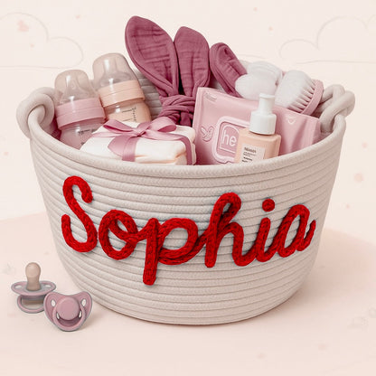 CuddleBasket – Schattig & Persoonlijk – Gepersonaliseerde Luiermand