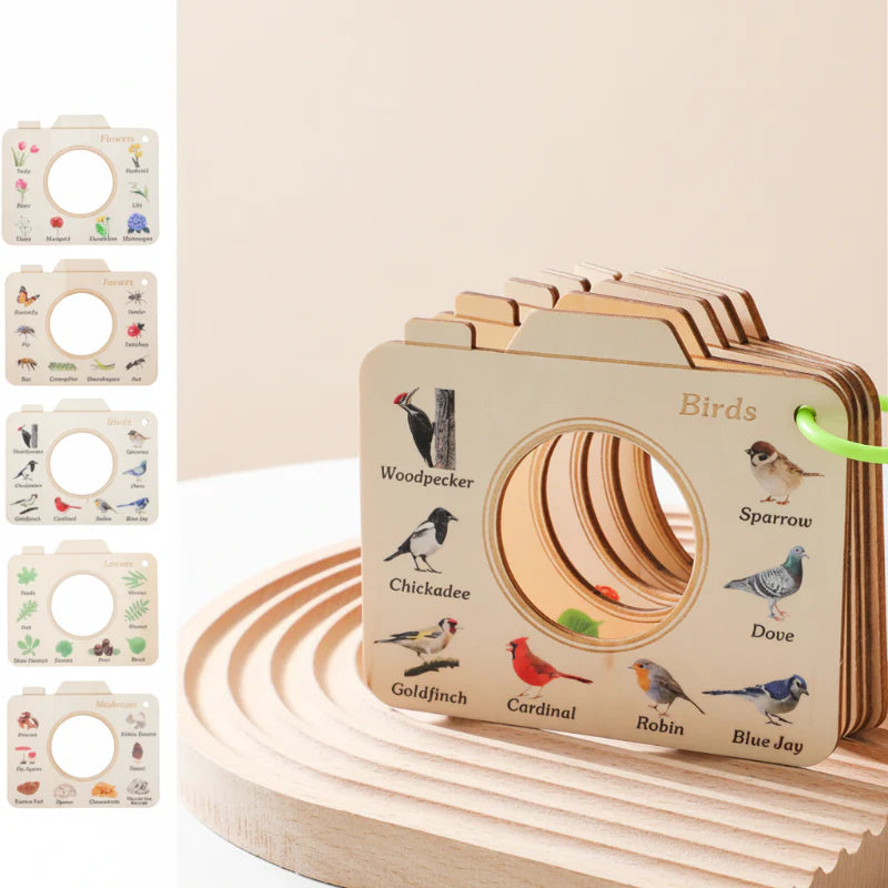 NatureBook – Natuur Ontdekset – Educatief Houten Kijkraam