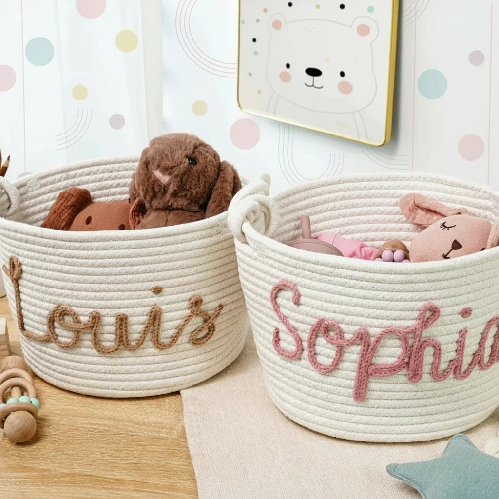 CuddleBasket – Schattig & Persoonlijk – Gepersonaliseerde Luiermand